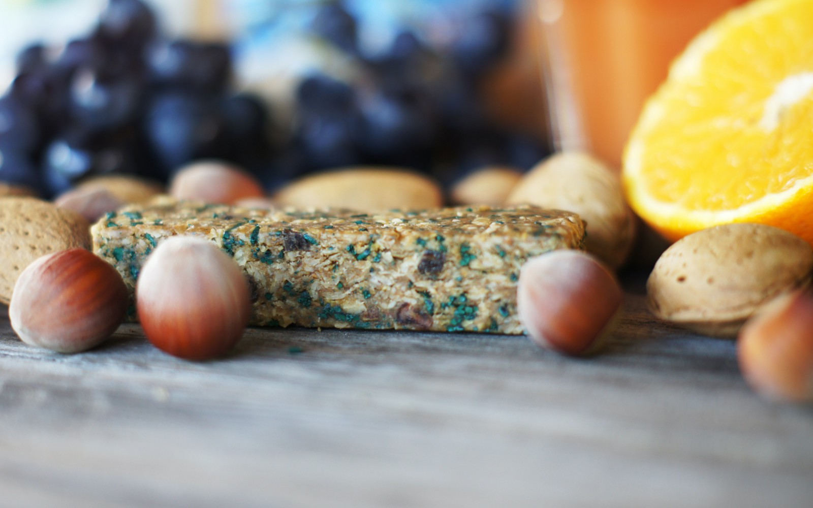 Barre de céréales à la spiruline x:trema