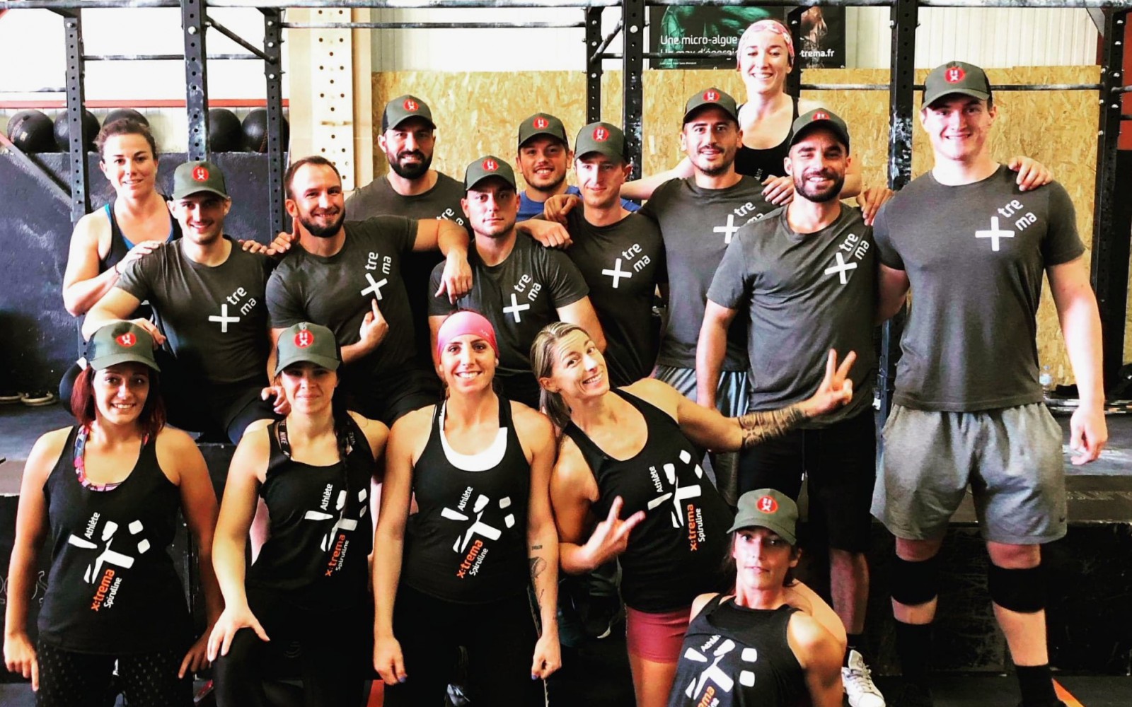 Equipe x:trema lors d'une compétition de crossfit à CrossFit Casteu, en octobre 2020